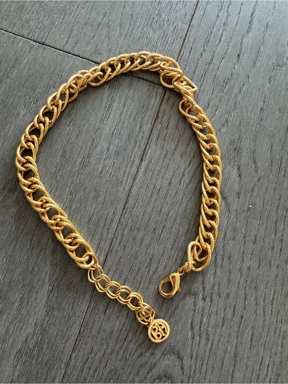Ben-Amun gold-textured necklace
